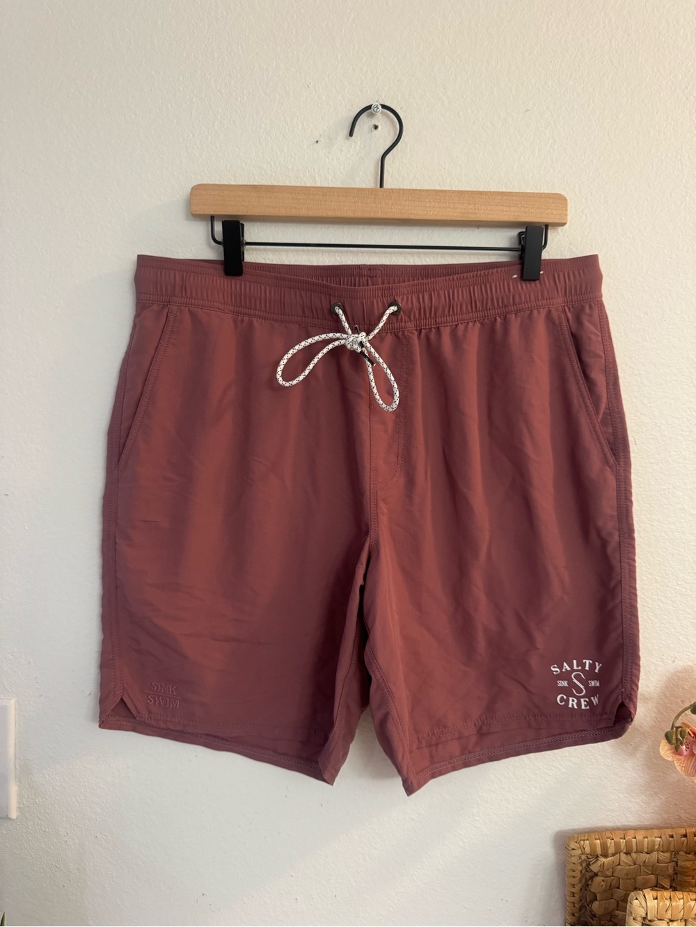 Salty Crew Men's Mauve Swim Shorts